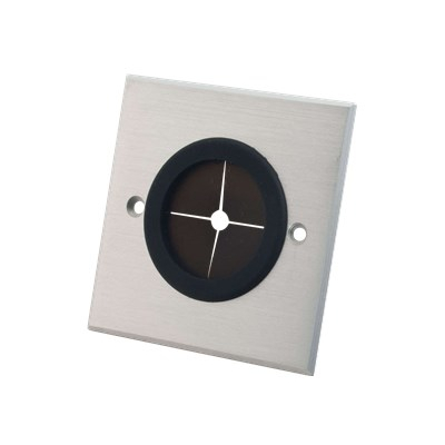 C2G RapidRun Single Gang 3.81cm Grommet Wall Plate