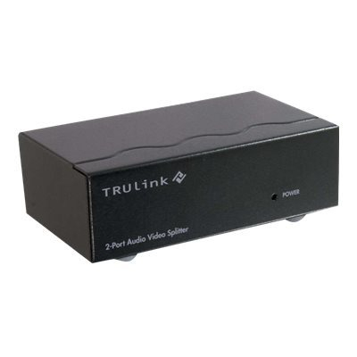 C2G TruLink 2-Port UXGA Monitor Splitter/Extender with 3.5mm Audio